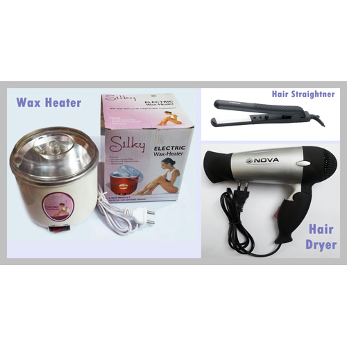 Combo of Nova Hair Dryer + Branded Steamer + Nova Hair Straightner