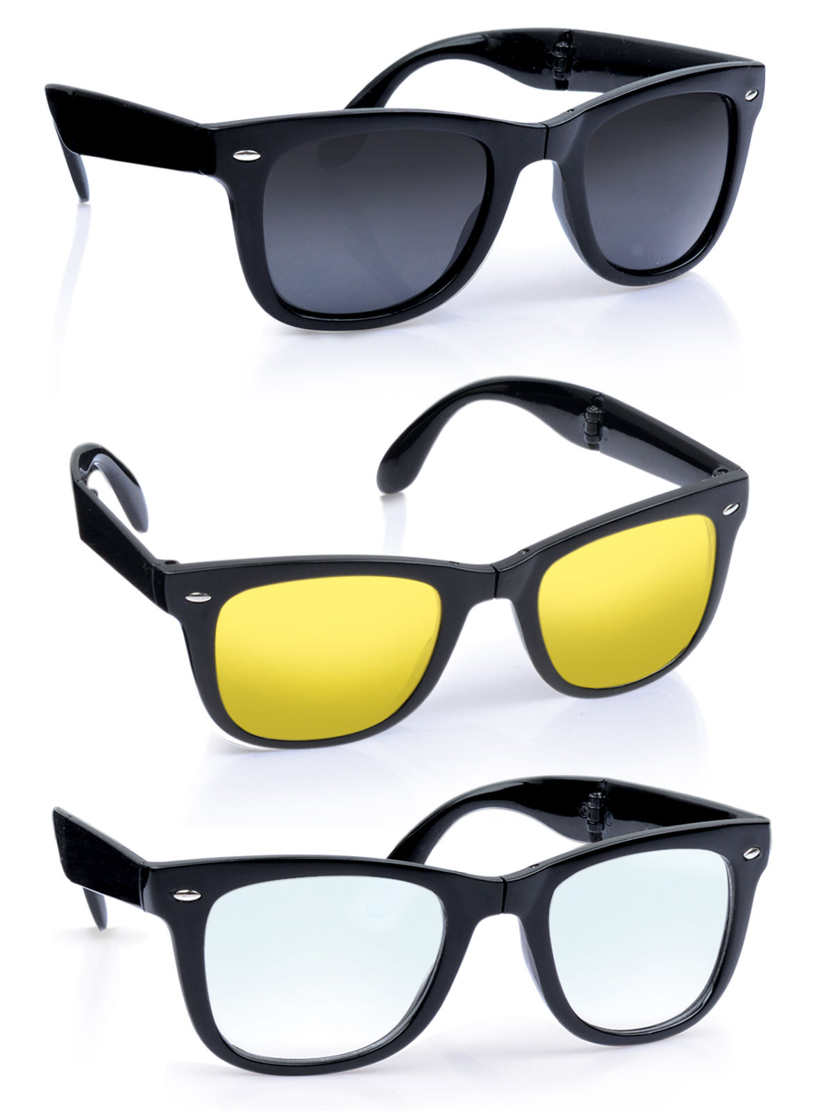 Buy Scottish Club 3 Day & Night Vision Folding Glasses with Cover